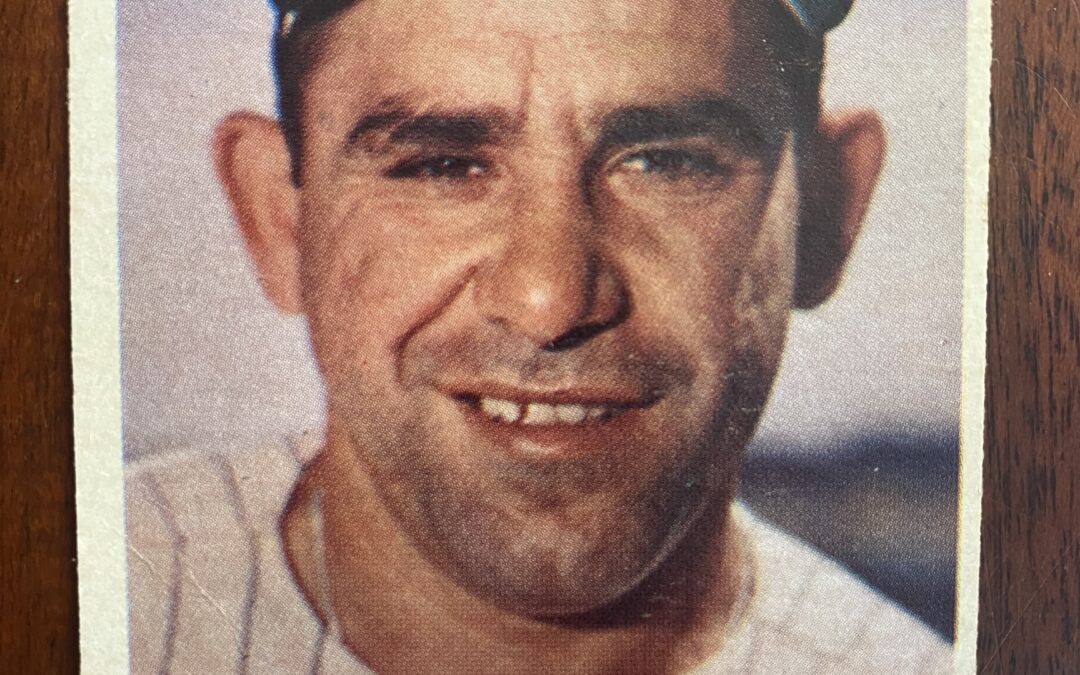 1957 Yogi Berra, sharp card